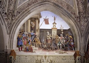 The Martyrdom of St. John the Evangelist (detail) by Filippino Lippi